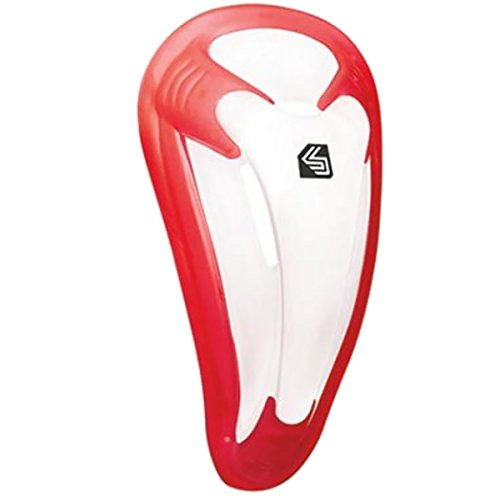 Shock Doctor 201 Coquilla Protector, Unisex-Adult, Rojo, S Shock Doctor 201 Coquilla Protector, Unisex-Adult, Rojo, S