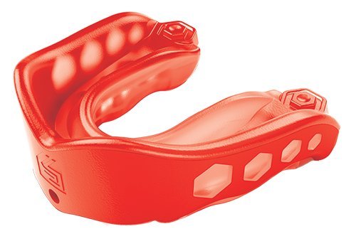 Shock Doctor Gel MAX - Férula Dental para Rugby, Color Rojo (Red) - Adulto