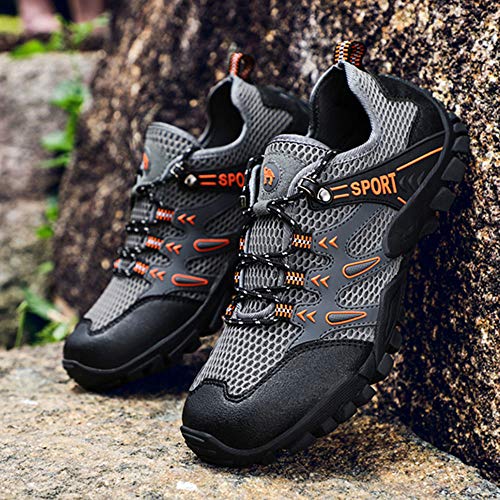 Shoes Zapatillas de Bicicleta de montaña, Zapatillas Ligeras sin traba para Hombres y Mujeres, Zapatillas de Senderismo Antideslizantes, adecuadas para la conducción Deportiva al Aire Libre ZDDAB