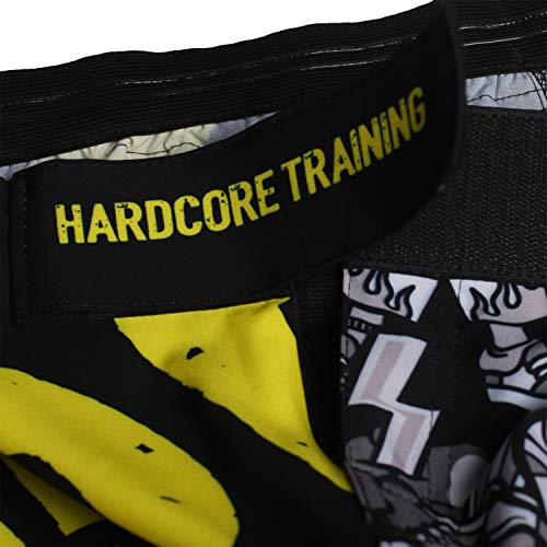 Shorts Hardcore Training Doodles-s Pantalones cortos MMA BJJ Fitness Grappling Hombre