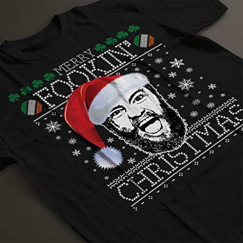 Shout Merry Fookin Christmas Conor Mcgregor Knit Men's T-Shirt