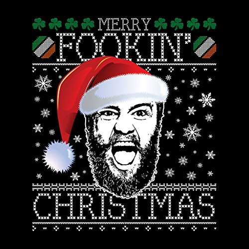 Shout Merry Fookin Christmas Conor Mcgregor Knit Men's T-Shirt