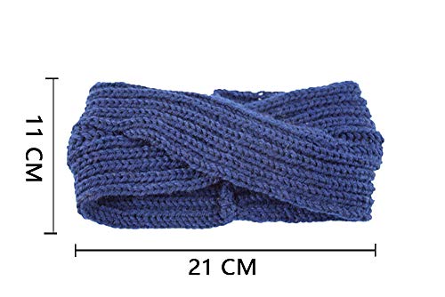 Shuny 3 Piezas Diademas para Mujer, Diadema para el Cabello Nudo, Diadema Mujer Invierno Vendas Elasticas Anchas Tejida Lana Cintas Para El Pelo Mujer Accesorio Pelo 3 Colores Variados Shuny 3 Piezas Diademas para Mujer, Diadema para el Cabello Nudo, Diadema Mujer Invierno Vendas Elasticas Anchas Tejida Lana Cintas Para El Pelo Mujer Accesorio Pelo 3 Colores Variados
