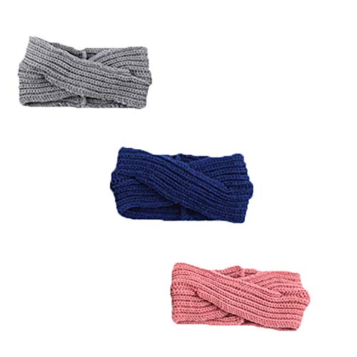 Shuny 3 Piezas Diademas para Mujer, Diadema para el Cabello Nudo, Diadema Mujer Invierno Vendas Elasticas Anchas Tejida Lana Cintas Para El Pelo Mujer Accesorio Pelo 3 Colores Variados Shuny 3 Piezas Diademas para Mujer, Diadema para el Cabello Nudo, Diadema Mujer Invierno Vendas Elasticas Anchas Tejida Lana Cintas Para El Pelo Mujer Accesorio Pelo 3 Colores Variados