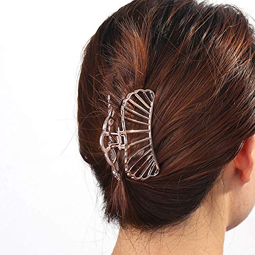 Shuxinmd Pinza para el Pelo Vintage Metal Pinza Clips Entrelazado Dientes Fuerte Tenencia Moda Anti-moho Para Fiesta Deporte O Diario Trajes Pilates O Crossfit Clase 4 Piezas Shuxinmd Pinza para el Pelo Vintage Metal Pinza Clips Entrelazado Dientes Fuerte Tenencia Moda Anti-moho Para Fiesta Deporte O Diario Trajes Pilates O Crossfit Clase 4 Piezas