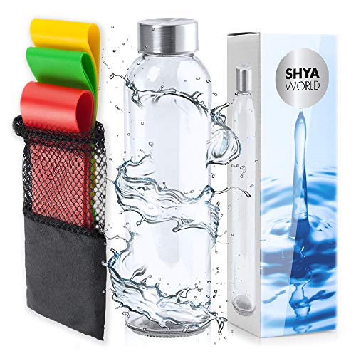 ShyaWorld Bandas Resistencia Fitness Elásticas Cinta Musculación Gym para Ejercicio Gimnasio Entrenamiento Estiramiento Piernas Brazos Glúteos Yoga Hombre y Mujer (Set + Botella Transparente) ShyaWorld Bandas Resistencia Fitness Elásticas Cinta Musculación Gym para Ejercicio Gimnasio Entrenamiento Estiramiento Piernas Brazos Glúteos Yoga Hombre y Mujer (Set + Botella Transparente)
