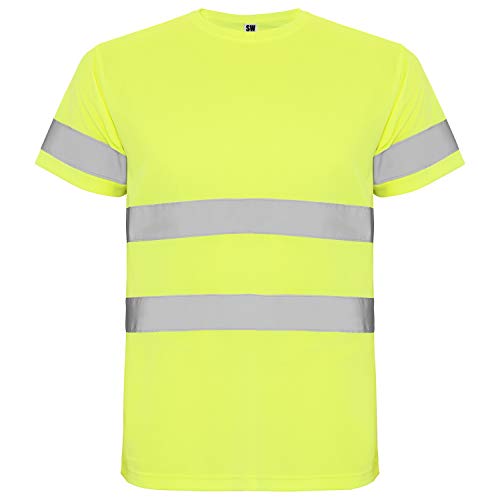 ShyaWorld Camiseta Trabajo Reflectante Alta Visibilidad homologada Seguridad (Amarillo Reflectante, M) ShyaWorld Camiseta Trabajo Reflectante Alta Visibilidad homologada Seguridad (Amarillo Reflectante, M)