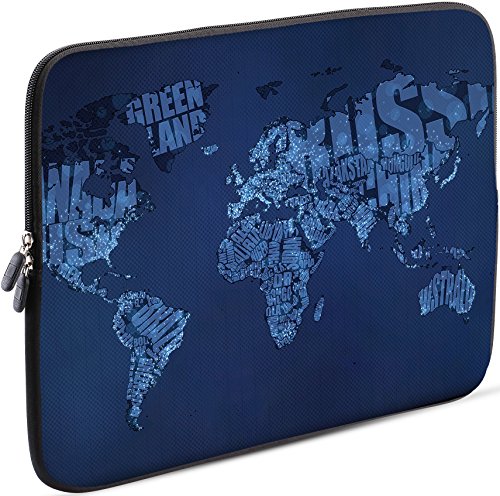 Sidorenko 15-15,6 Pulgada Funda para Laptop | Caja del Cuaderno Neopreno | Caja del Ordenador portátil Cremallera Duradera Protección de 3 Capas, Resistentes al Agua