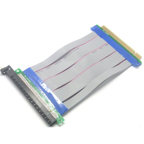Sienoc PCI-Express PCI-E 16 X Tarjeta Elevadora Flexible Cinta Cable de extensión extensor Sienoc PCI-Express PCI-E 16 X Tarjeta Elevadora Flexible Cinta Cable de extensión extensor