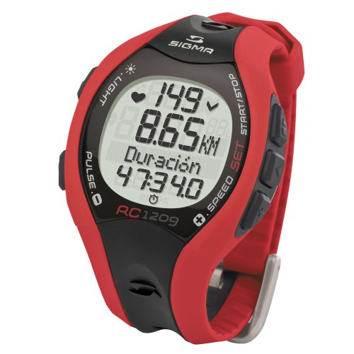 Sigma 1209 - Pulsómetro codificado, color rojo Sigma 1209 - Pulsómetro codificado, color rojo