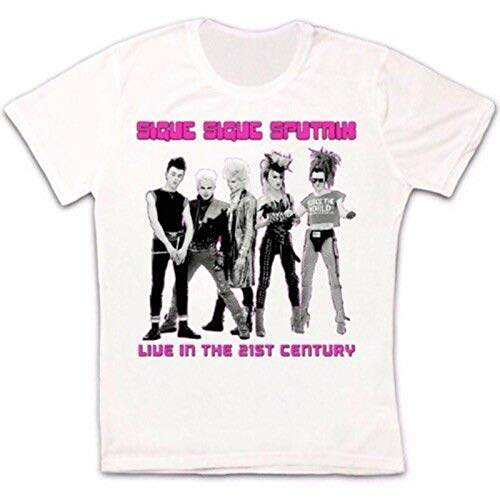 Sigue Sigue Sputnik 21st Century Generation X New Wave Punk Unisex T Shirt-S,White/Women's
