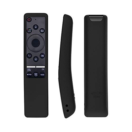 SIKAI Funda Compatible con Mando de Samsung UHD 4K Smart TV Bluetooth Remote Control RMCSPR1BP1 / BN59-01312A Antideslizante Protectora (Negro)