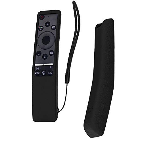 SIKAI Funda Compatible con Mando de Samsung UHD 4K Smart TV Bluetooth Remote Control RMCSPR1BP1 / BN59-01312A Antideslizante Protectora (Negro)