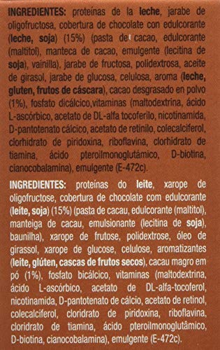 SIKEN Diet - Barrita de chocolate de 36 g. Estuche de 5 unidades. 131 Kcal/barrita.