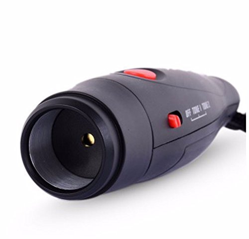 Silbato electrónico Handheld 2-Tone deporte emergencia supervivencia silbato con cordón para silbato Para el arbitro entrenador negro Silbato electrónico Handheld 2-Tone deporte emergencia supervivencia silbato con cordón para silbato Para el arbitro entrenador negro