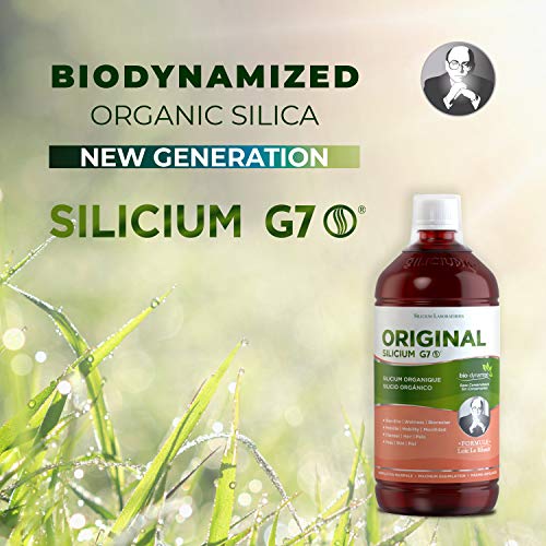 SILICIUM G7 ORIGINAL | Nueva Generación Silicio Líquido Biodinamizado | Aumenta la Producción de Colágeno | Suplemento ideal para Piel, Pelo y Uñas, Músculos, Huesos y Articulaciones