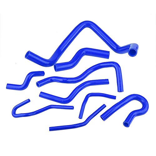 Silicona Radiador Refrigerador Manguera - Kit de Manguera de Radiador de silicona Manguitos de silicona para D15 D16 SOHC EG/EK 1992-2000 9Pcs (Azul) Silicona Radiador Refrigerador Manguera - Kit de Manguera de Radiador de silicona Manguitos de silicona para D15 D16 SOHC EG/EK 1992-2000 9Pcs (Azul)