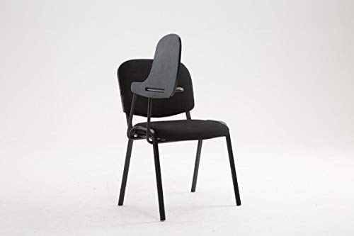 Silla Confidente Ken con Brazo Extensible para Escritura I Silla con Pala Flexible para Apuntes I Silla de Conferencia en Tela I Color:, Color:Negro Silla Confidente Ken con Brazo Extensible para Escritura I Silla con Pala Flexible para Apuntes I Silla de Conferencia en Tela I Color:, Color:Negro