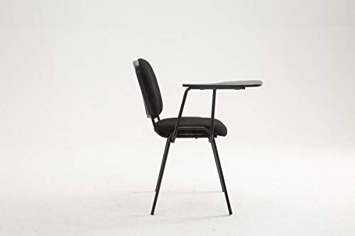 Silla Confidente Ken con Brazo Extensible para Escritura I Silla con Pala Flexible para Apuntes I Silla de Conferencia en Tela I Color:, Color:Negro Silla Confidente Ken con Brazo Extensible para Escritura I Silla con Pala Flexible para Apuntes I Silla de Conferencia en Tela I Color:, Color:Negro