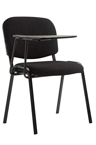 Silla Confidente Ken con Brazo Extensible para Escritura I Silla con Pala Flexible para Apuntes I Silla de Conferencia en Tela I Color:, Color:Negro Silla Confidente Ken con Brazo Extensible para Escritura I Silla con Pala Flexible para Apuntes I Silla de Conferencia en Tela I Color:, Color:Negro