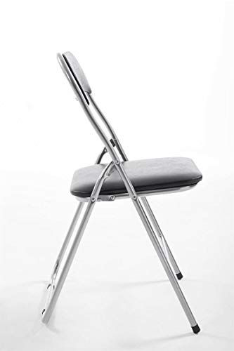 Silla De Conferencia Felix con Estructura de Metal I Silla para Academias Plegable I Silla Plegable con Respaldo & Sin Reposabrazos I Color:, Color:Negro/Plata Silla De Conferencia Felix con Estructura de Metal I Silla para Academias Plegable I Silla Plegable con Respaldo & Sin Reposabrazos I Color:, Color:Negro/Plata