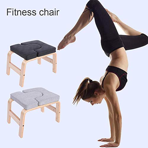 Silla De Inversión De Yoga - Almohadillas De Madera Y PU - Banco De Yoga para La Cabeza - Banco para Sirsasana & Taburete De Inversión para Familia, Gimnasio - Alivie La Fatiga Y Desarrolle El Cuerpo Silla De Inversión De Yoga - Almohadillas De Madera Y PU - Banco De Yoga para La Cabeza - Banco para Sirsasana & Taburete De Inversión para Familia, Gimnasio - Alivie La Fatiga Y Desarrolle El Cuerpo