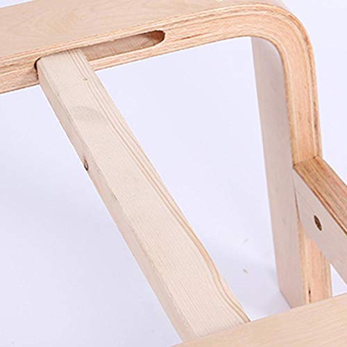 Silla De Inversión De Yoga - Almohadillas De Madera Y PU - Banco De Yoga para La Cabeza - Banco para Sirsasana & Taburete De Inversión para Familia, Gimnasio - Alivie La Fatiga Y Desarrolle El Cuerpo