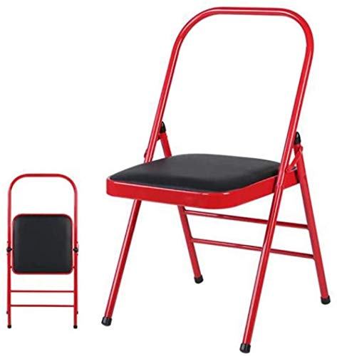 Silla de Oficina Sillas Plegables Friends of Meditation Silla para Yoga Prop para Yoga Asana y Yoga restaurativo sin Respaldo Durable Fuerte (Color: Rojo) Silla de Oficina Sillas Plegables Friends of Meditation Silla para Yoga Prop para Yoga Asana y Yoga restaurativo sin Respaldo Durable Fuerte (Color: Rojo)