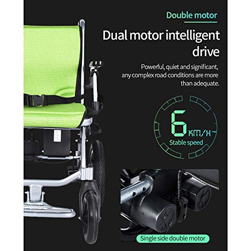 Silla de Ruedas eléctrica, Sistema de Control Delantero y Trasero De Silla Eléctrica Abierta/Plegable Rápida con Silla De Eléctrica O Manual Alcance De 12 Millas Asiento De 45 Cm De Anch Silla de Ruedas eléctrica, Sistema de Control Delantero y Trasero De Silla Eléctrica Abierta/Plegable Rápida con Silla De Eléctrica O Manual Alcance De 12 Millas Asiento De 45 Cm De Anch