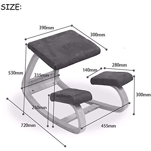 Silla Ergonómica para Rodillas, Silla ergonómica para arrodillarse, silla de corrección espinal Silla para arrodillarse Silla para montar Silla para sentarse de corrección Silla para yoga Sillas para