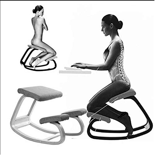 Silla Ergonómica para Rodillas, Silla ergonómica para arrodillarse, silla de corrección espinal Silla para arrodillarse Silla para montar Silla para sentarse de corrección Silla para yoga Sillas para