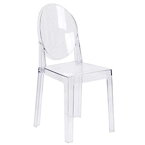 Silla Ghost 4PCS Sillas de comedor Silla de tocador de maquillaje transparente, Silla auxiliar de comedor Ghost Style, Silla moderna - Desmontable y apilable (transparente, 4 piezas) Silla Ghost 4PCS Sillas de comedor Silla de tocador de maquillaje transparente, Silla auxiliar de comedor Ghost Style, Silla moderna - Desmontable y apilable (transparente, 4 piezas)