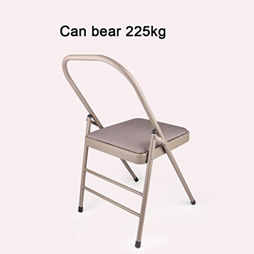 Sillas De Yoga Plegables De Lona, Silla Invertida De La Práctica De Apoyo Estándar Sin Espalda, Actividad Asana Acolchada Plegable con Patas Silenciosas Antideslizantes (Color: Beige) (tamaño : A) Sillas De Yoga Plegables De Lona, Silla Invertida De La Práctica De Apoyo Estándar Sin Espalda, Actividad Asana Acolchada Plegable con Patas Silenciosas Antideslizantes (Color: Beige) (tamaño : A)