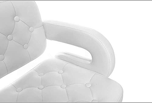 Sillones Nubao Silla de Peluquero Belleza hidráulico Presidente peluquería 360 ° giratoria Ajustable en Altura de Cuero PU (Blanco) Sillones Nubao Silla de Peluquero Belleza hidráulico Presidente peluquería 360 ° giratoria Ajustable en Altura de Cuero PU (Blanco)