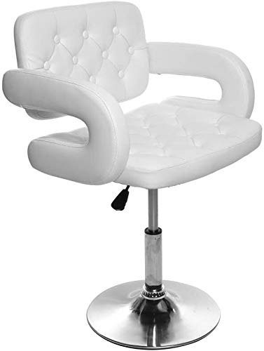 Sillones Nubao Silla de Peluquero Belleza hidráulico Presidente peluquería 360 ° giratoria Ajustable en Altura de Cuero PU (Blanco) Sillones Nubao Silla de Peluquero Belleza hidráulico Presidente peluquería 360 ° giratoria Ajustable en Altura de Cuero PU (Blanco)