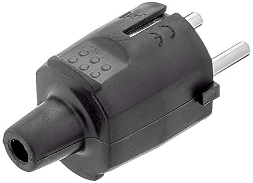 Silver Electronics 9230 Clavija Macho, Negro Silver Electronics 9230 Clavija Macho, Negro