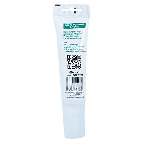 Silverhook SGPGT01 Grasa de Litio, Tubo de 80 ml