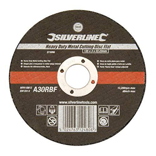 Silverline 103622 - Disco plano reforzado para corte de metal (300 x 3 x 20 mm) Silverline 103622 - Disco plano reforzado para corte de metal (300 x 3 x 20 mm)