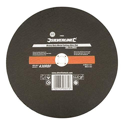 Silverline 103622 - Disco plano reforzado para corte de metal (300 x 3 x 20 mm) Silverline 103622 - Disco plano reforzado para corte de metal (300 x 3 x 20 mm)