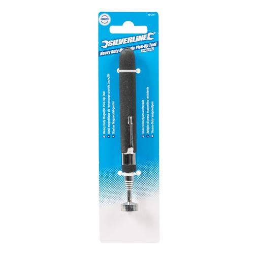 Silverline 151211 - Recogedor magnético telescópico Resistente (Capacidad 3,6 kg)