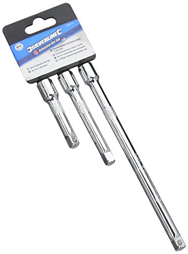 Silverline 598440 - Vaso estándar para llaves, 3 pzas Vaso 1/4" Silverline 598440 - Vaso estándar para llaves, 3 pzas Vaso 1/4"