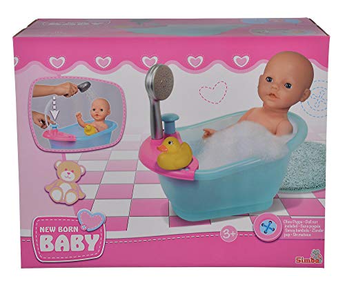 Simba 105560123 New Born Baby bañera muñeca bañera
