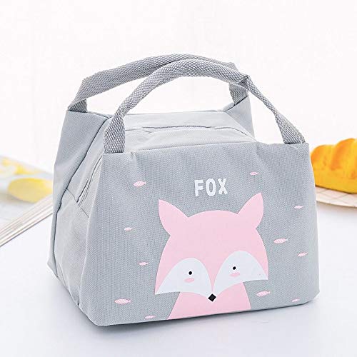 SIMFAMILY Bolsa Térmica Porta Alimentos Infantil Resistente al Agua (Zorro) SIMFAMILY Bolsa Térmica Porta Alimentos Infantil Resistente al Agua (Zorro)