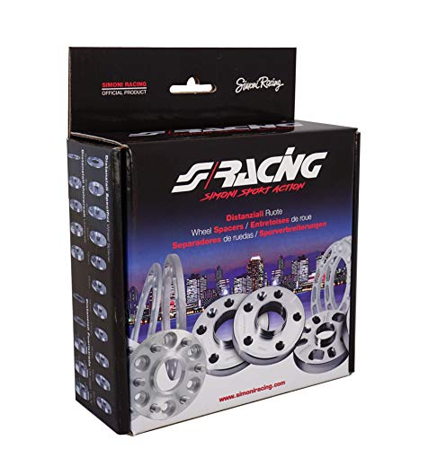 Simoni Racing DR013/B7 Separadores Ruedas Completos de Tornillos Específicos, 20 mm Simoni Racing DR013/B7 Separadores Ruedas Completos de Tornillos Específicos, 20 mm