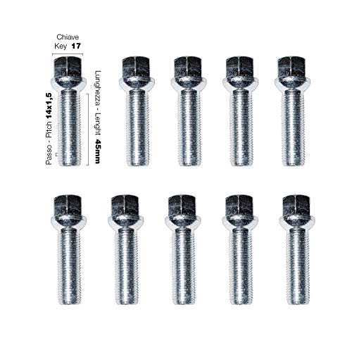 Simoni Racing DR041/B15 Separadores Ruedas Completos de Tornillos Específicos para llantas Originales, 20 mm Simoni Racing DR041/B15 Separadores Ruedas Completos de Tornillos Específicos para llantas Originales, 20 mm