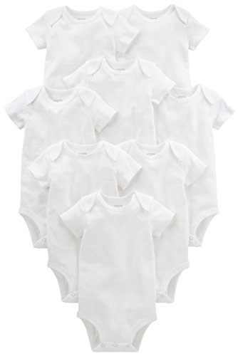 Simple Joys by Carter's Baby paquete de 8 body de manga corta ,Blanco ,24 Meses Simple Joys by Carter's Baby paquete de 8 body de manga corta ,Blanco ,24 Meses
