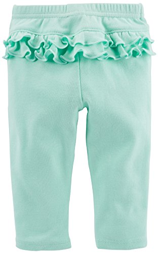 Simple Joys by Carter's Conjunto de 6 piezas de body para niñas (manga corta y larga) y pantalones ,Pink/Mint Ruffle ,Recién nacido Simple Joys by Carter's Conjunto de 6 piezas de body para niñas (manga corta y larga) y pantalones ,Pink/Mint Ruffle ,Recién nacido