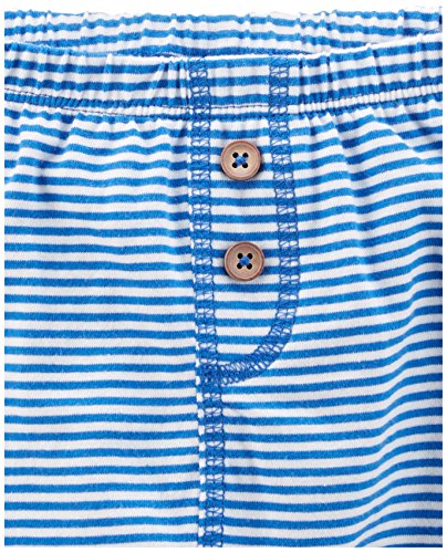 Simple Joys by Carter's pantalón para bebé, paquete de 4 ,Navy/Stripes/Gray ,12 Meses