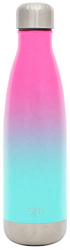 Simple Modern Wave 500ml Termo Botella Agua Acero Inoxidable, Botella Termica Mantiene el Frio por 28 Horas Aislada al Vacío Doble Pared para Deporte café o Viaje Dos Tono: Sorbete Simple Modern Wave 500ml Termo Botella Agua Acero Inoxidable, Botella Termica Mantiene el Frio por 28 Horas Aislada al Vacío Doble Pared para Deporte café o Viaje Dos Tono: Sorbete