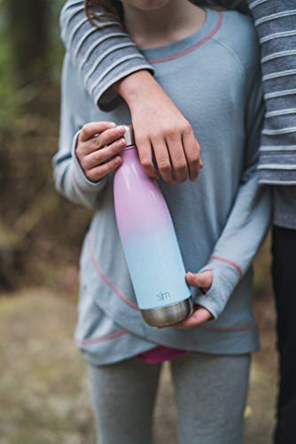 Simple Modern Wave 500ml Termo Botella Agua Acero Inoxidable, Botella Termica Mantiene el Frio por 28 Horas Aislada al Vacío Doble Pared para Deporte café o Viaje Dos Tono: Sorbete Simple Modern Wave 500ml Termo Botella Agua Acero Inoxidable, Botella Termica Mantiene el Frio por 28 Horas Aislada al Vacío Doble Pared para Deporte café o Viaje Dos Tono: Sorbete